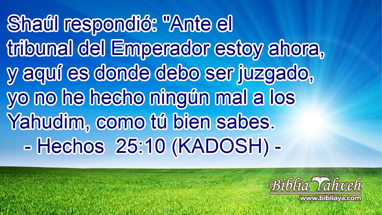  Shaúl respondió: 