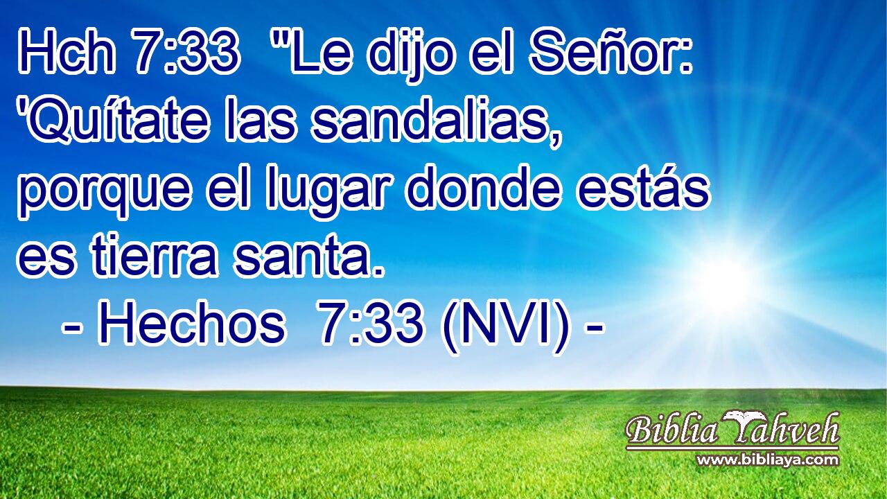 Hch 7:33  
