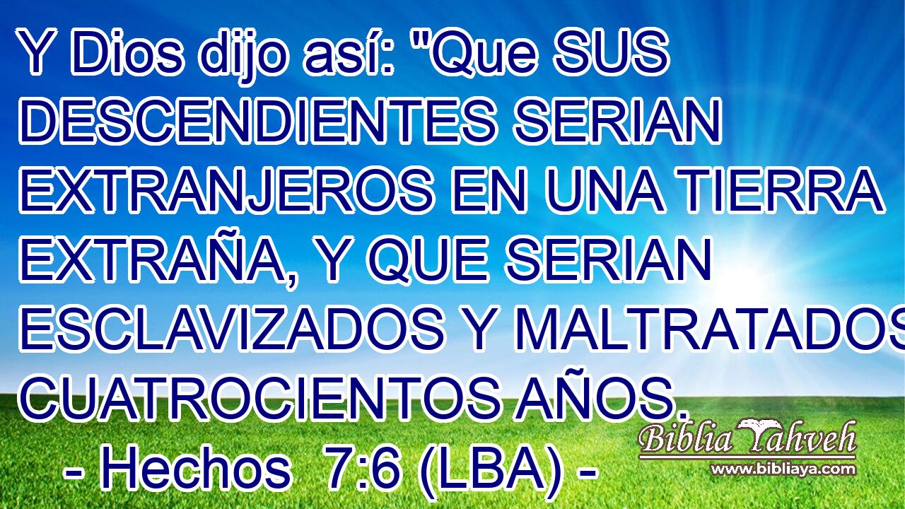Y Dios dijo así: 