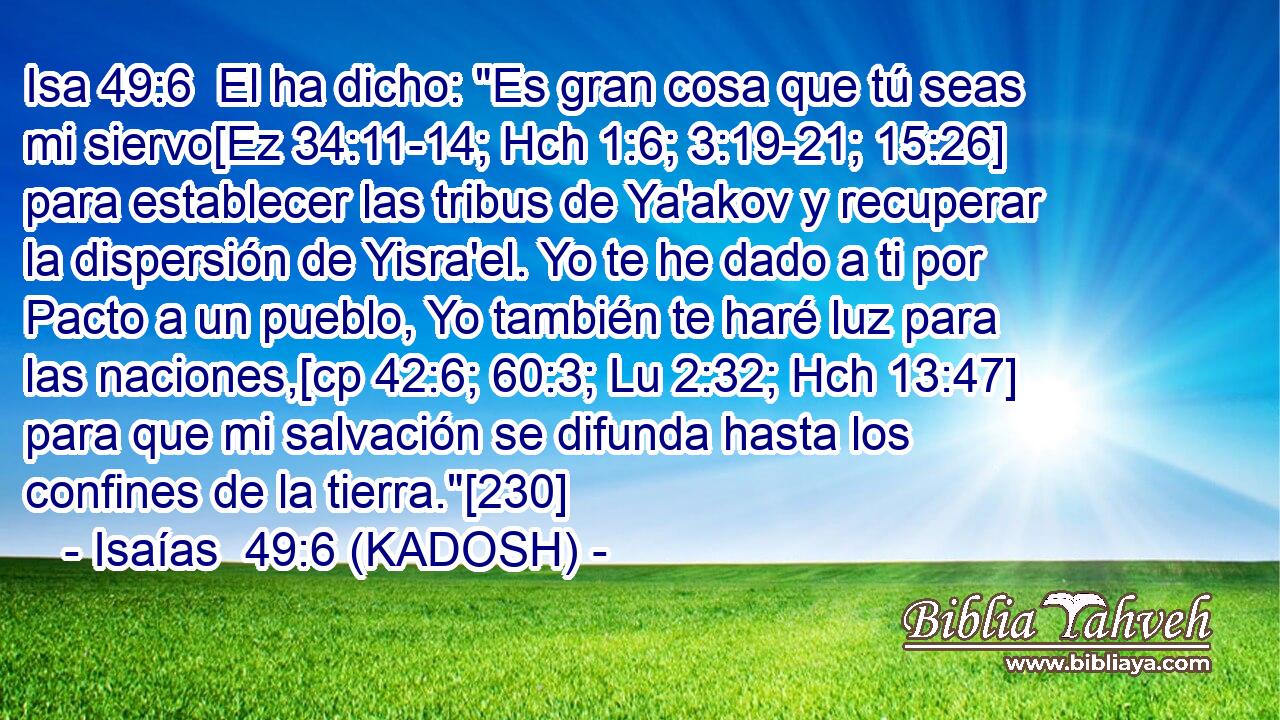  El ha dicho: 