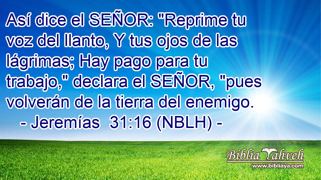  Así dice el SEÑOR: 