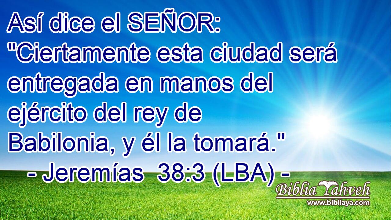 Así dice el SEÑOR: 