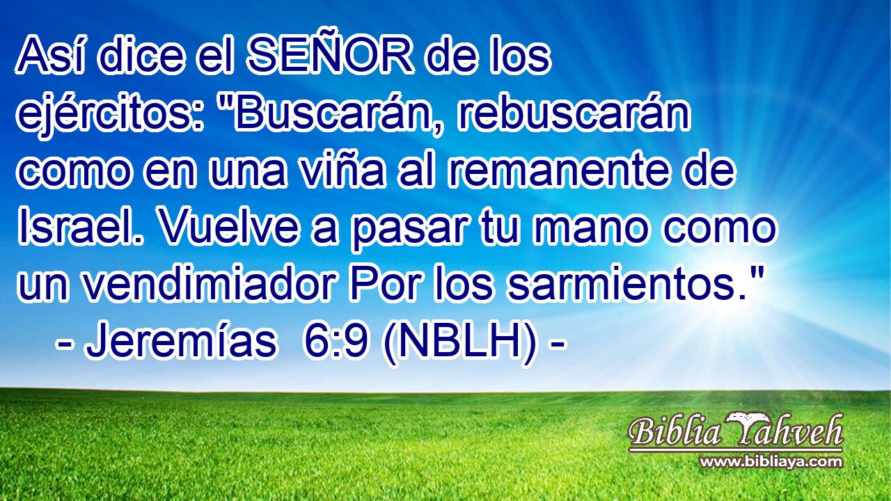  Así dice el SEÑOR de los ejércitos: 