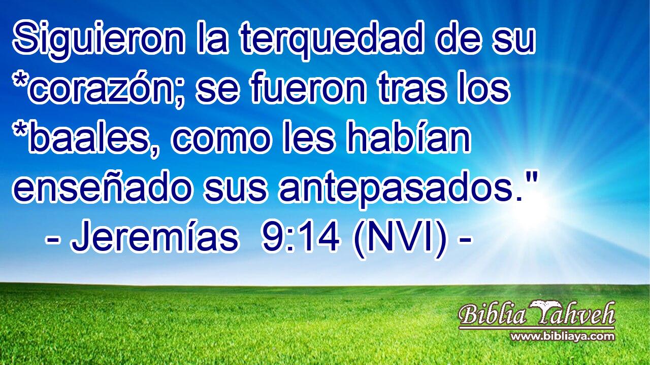  Siguieron la terquedad de su *corazón; se fueron tras los *baales, como les habían enseñado sus antepasados.