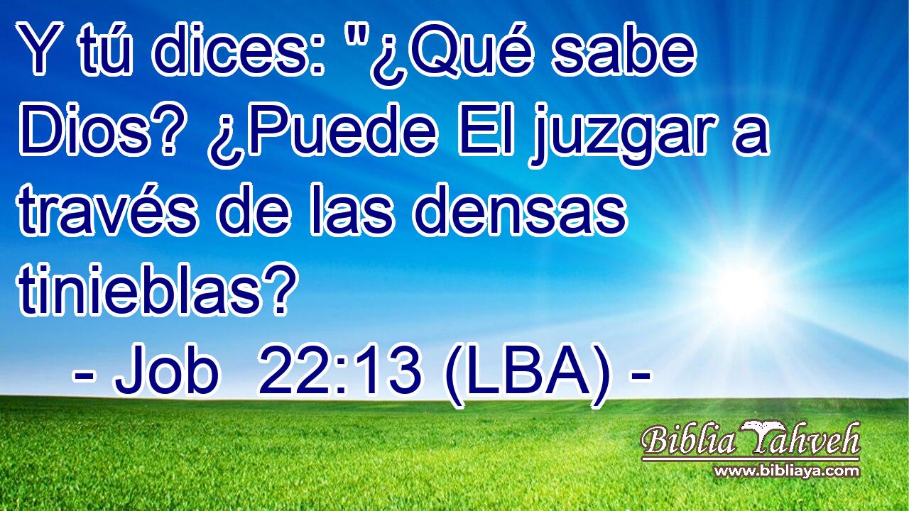 Y tú dices: 