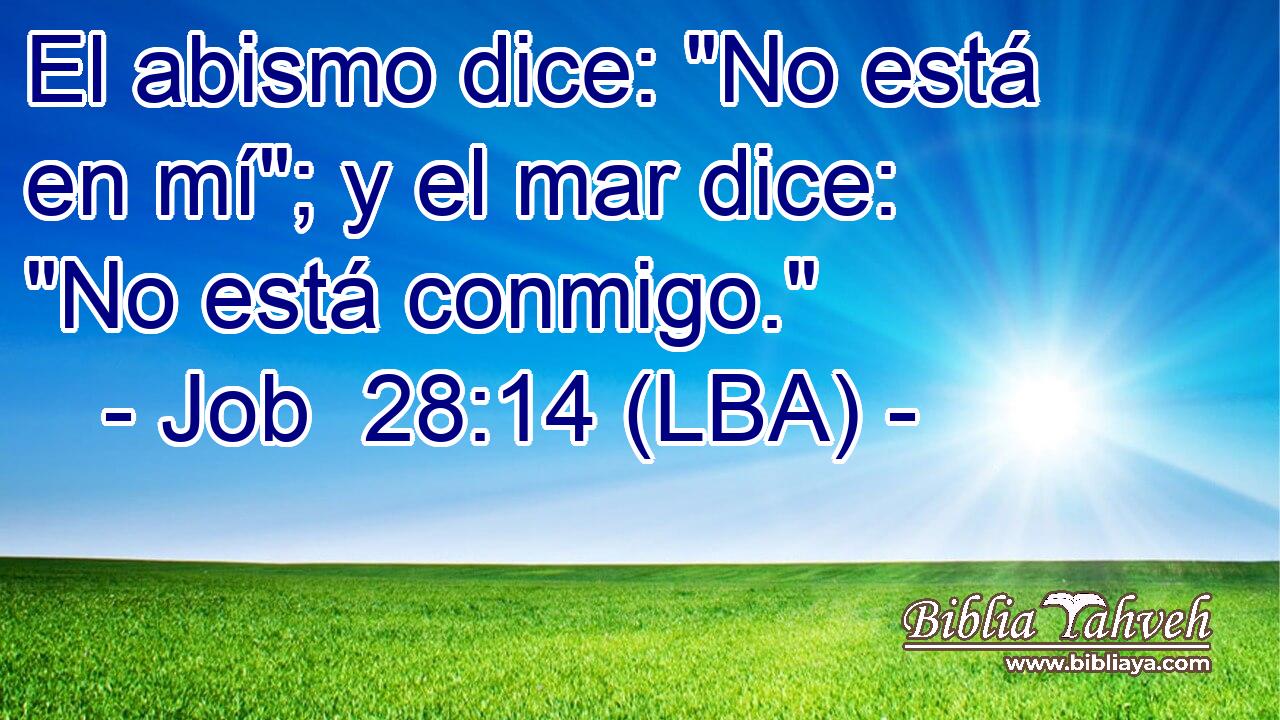 El abismo dice: 