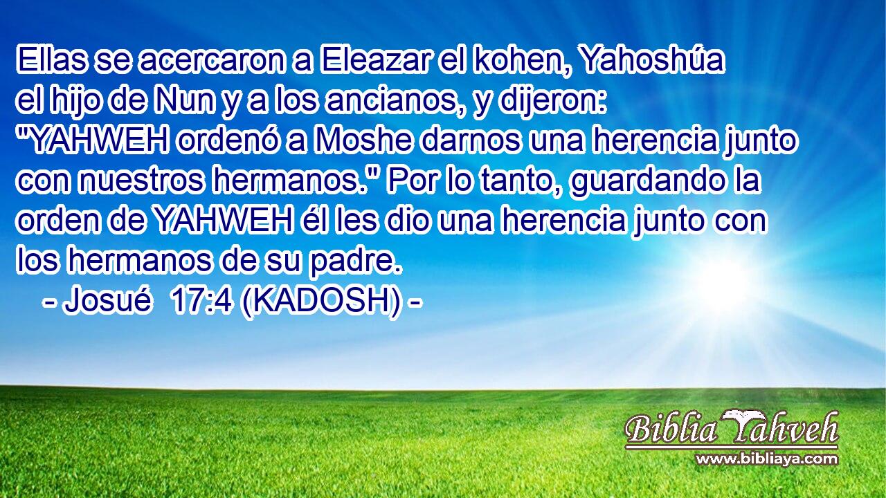  Ellas se acercaron a Eleazar el kohen, Yahoshúa el hijo de Nun y a los ancianos, y dijeron: 
