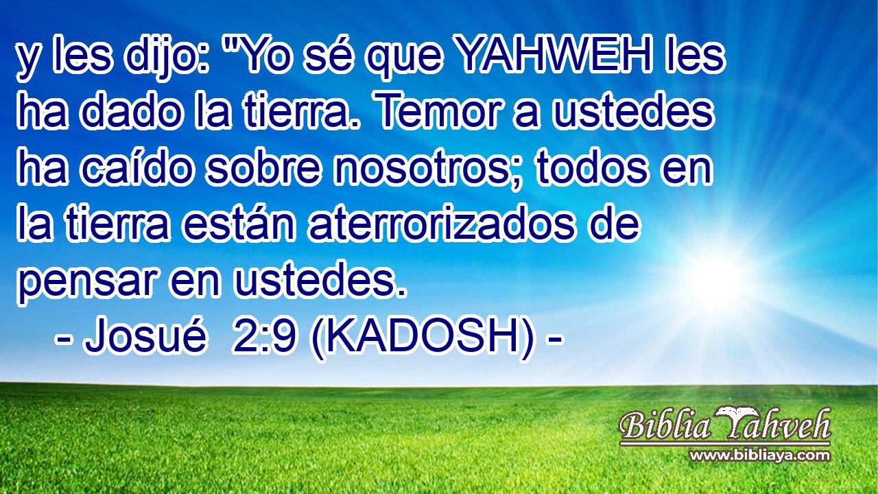  y les dijo: 