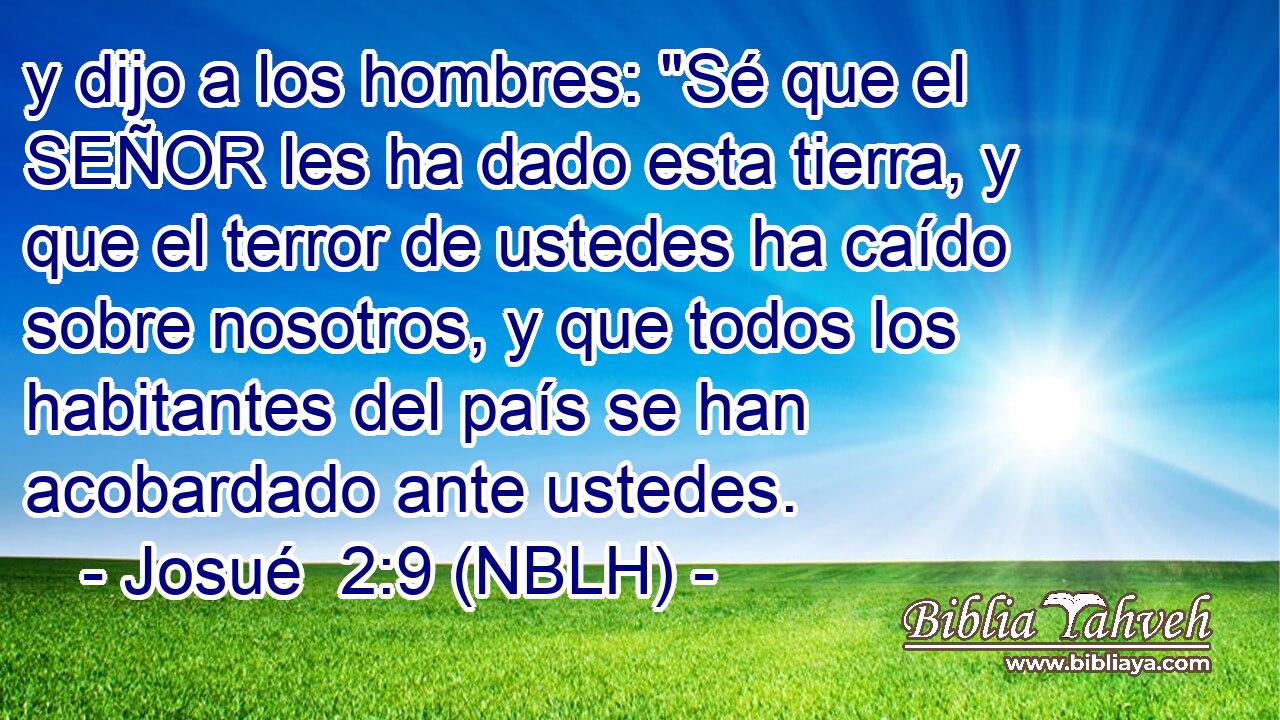  y dijo a los hombres: 