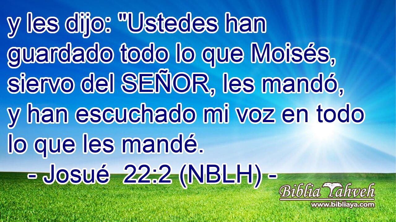 y les dijo: 