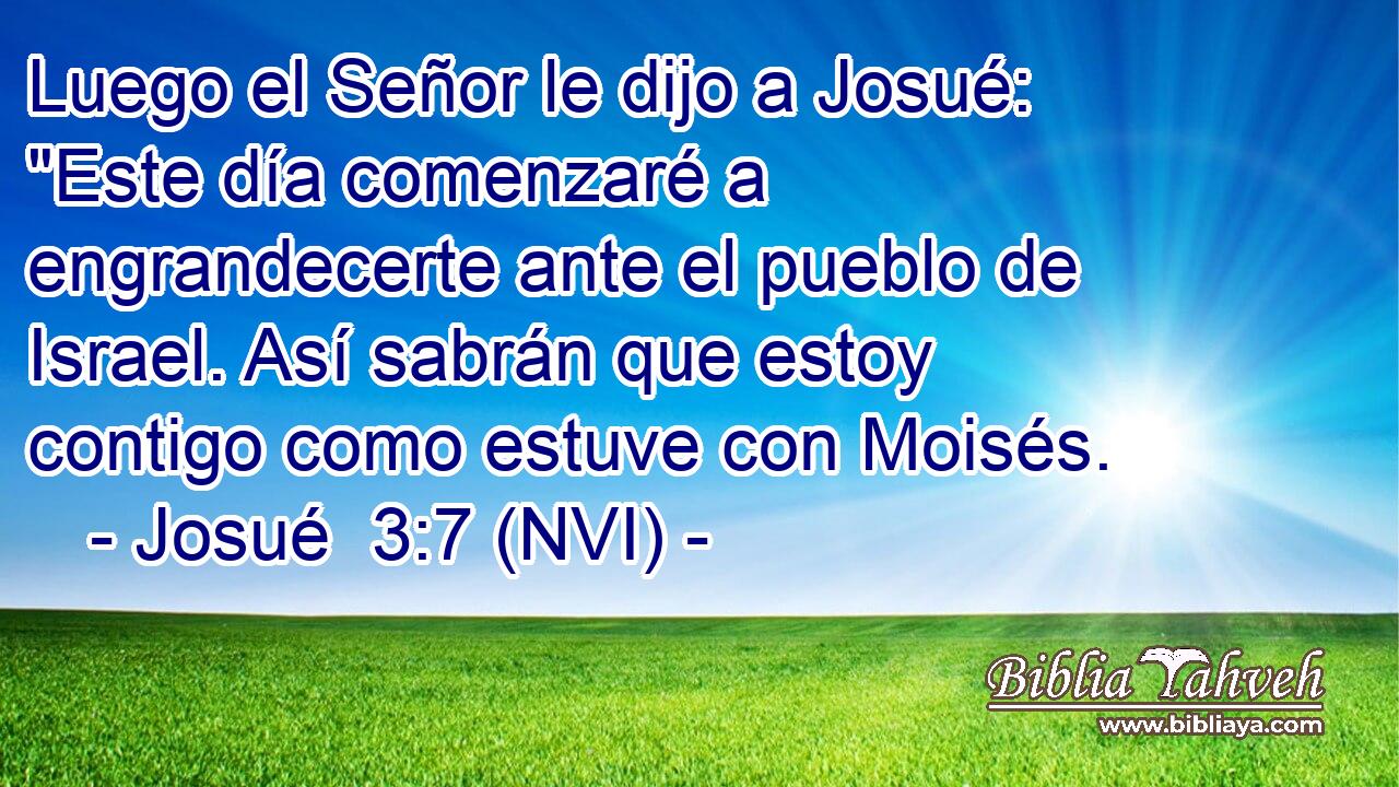  Luego el Señor le dijo a Josué: 