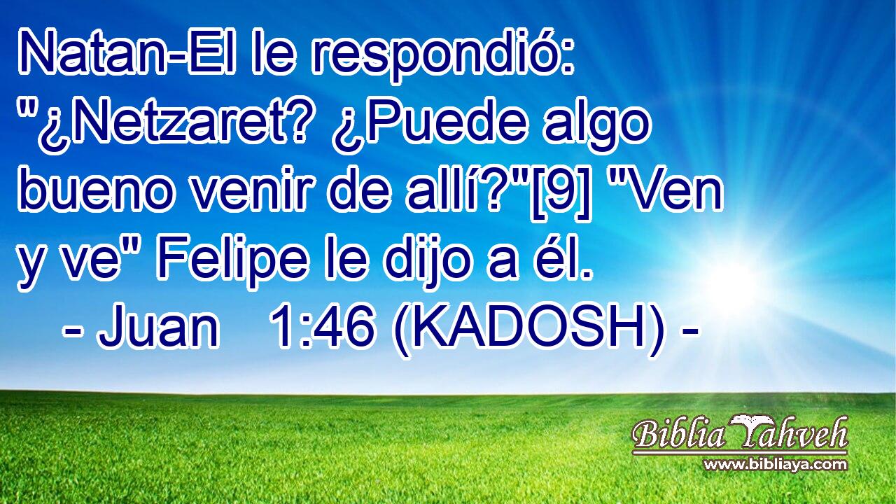  Natan-El le respondió: 