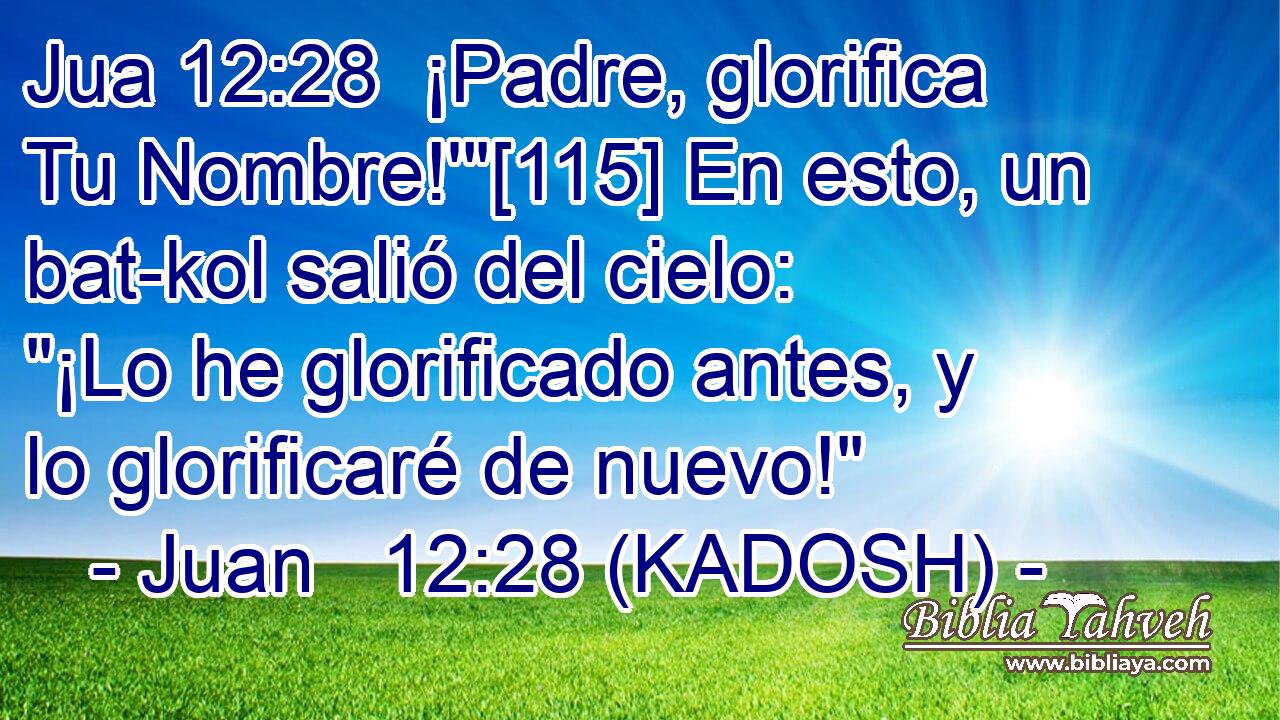  ¡Padre, glorifica Tu Nombre!'