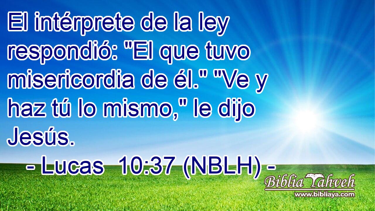  El intérprete de la ley respondió: 