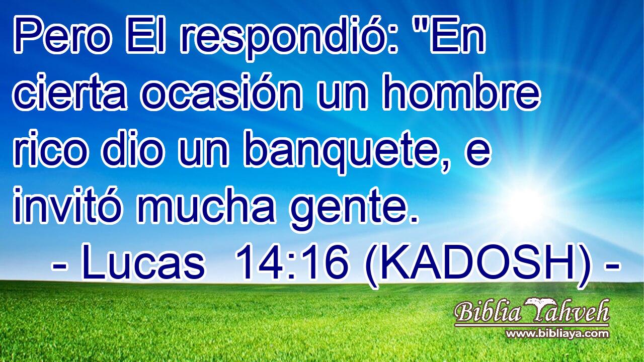  Pero El respondió: 