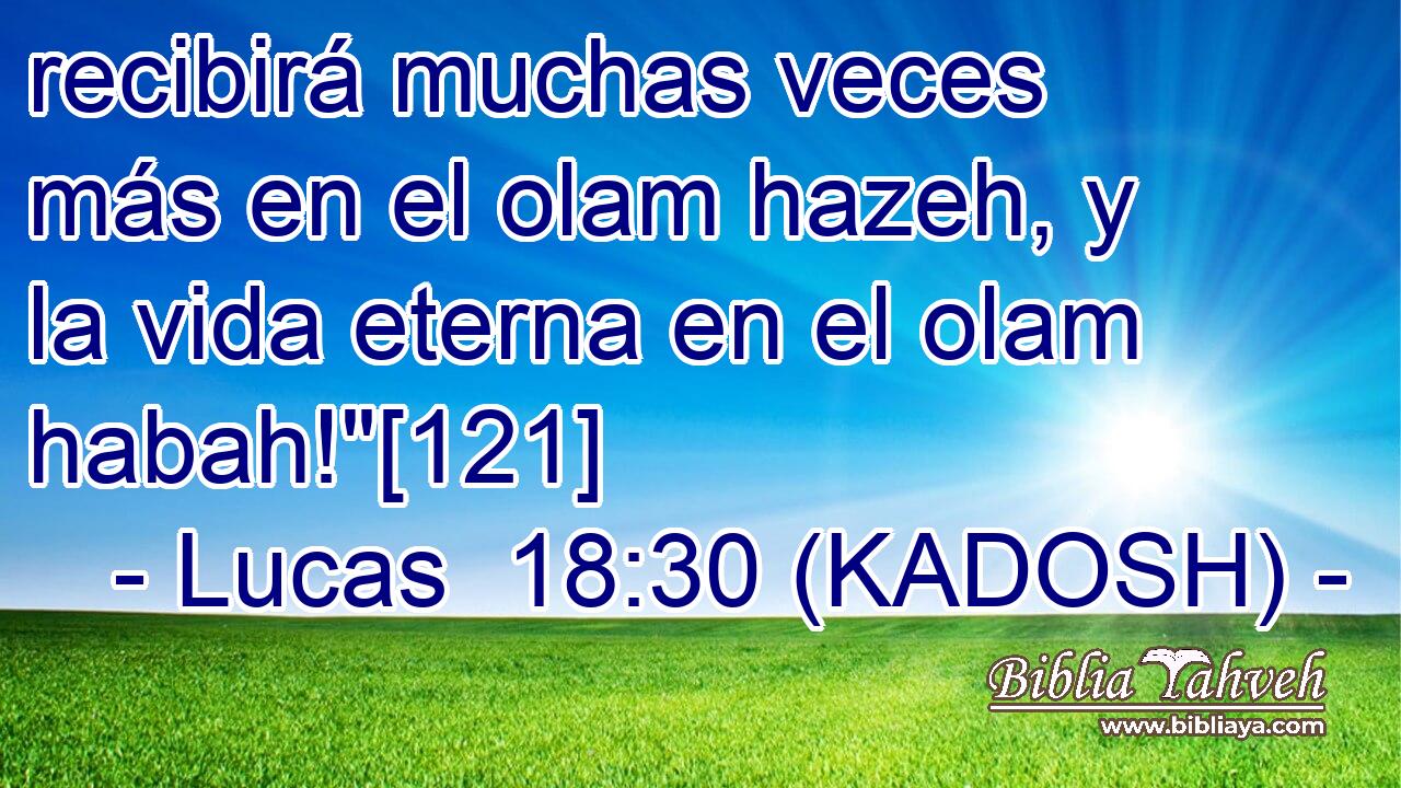  recibirá muchas veces más en el olam hazeh, y la vida eterna en el olam habah!