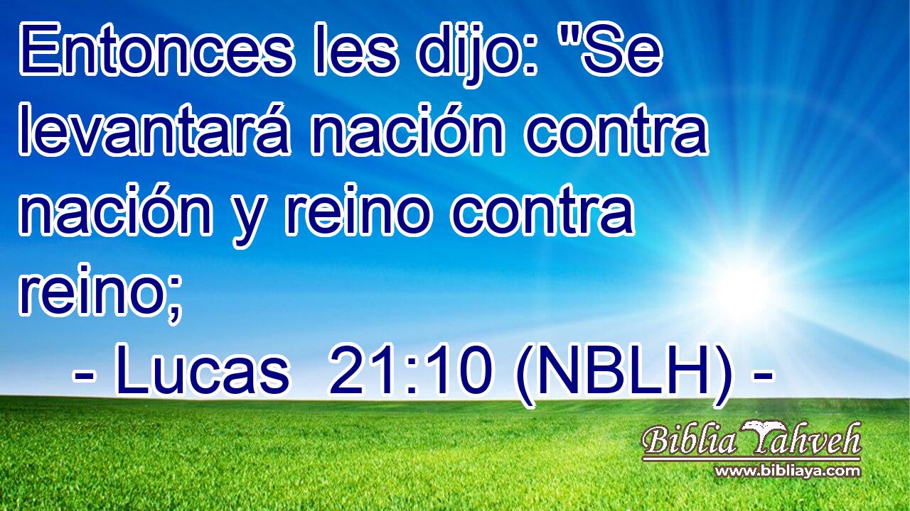  Entonces les dijo: 