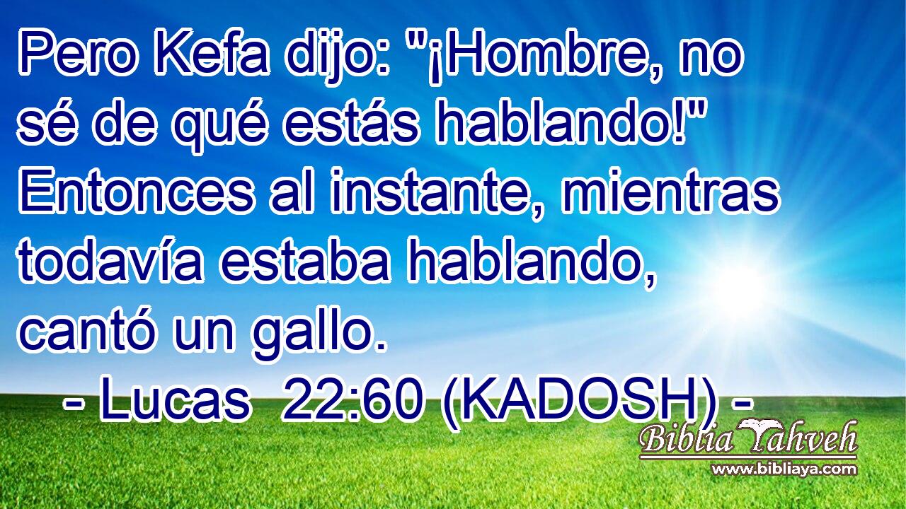  Pero Kefa dijo: 