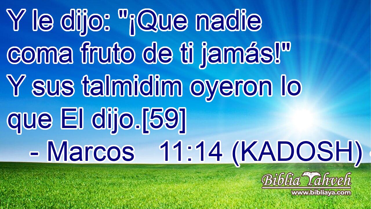  Y le dijo: 