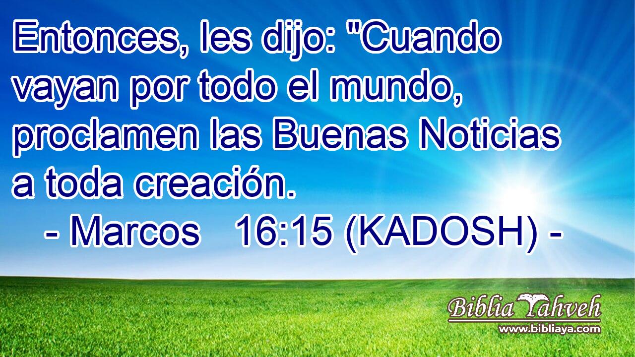  Entonces, les dijo: 