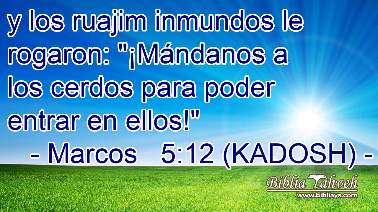  y los ruajim inmundos le rogaron: 