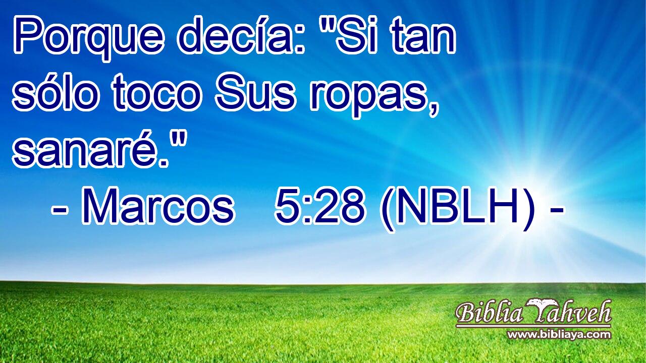  Porque decía: 