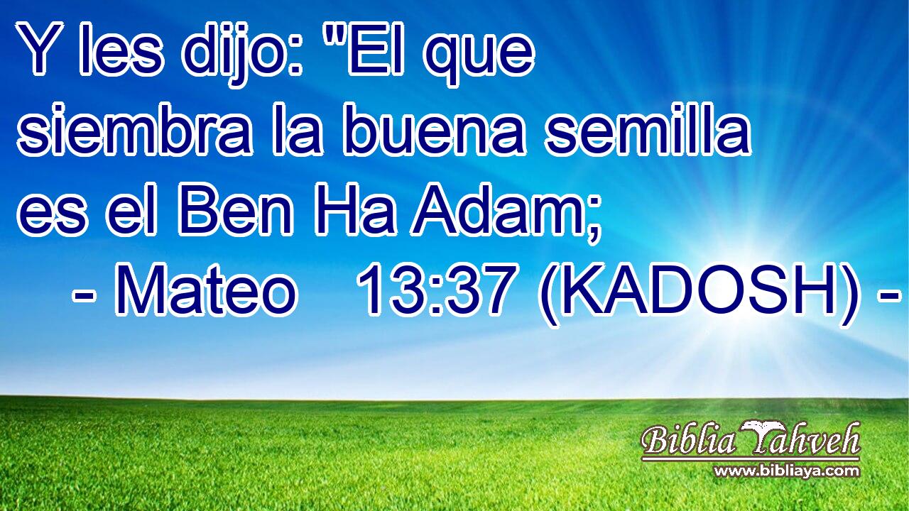  Y les dijo: 