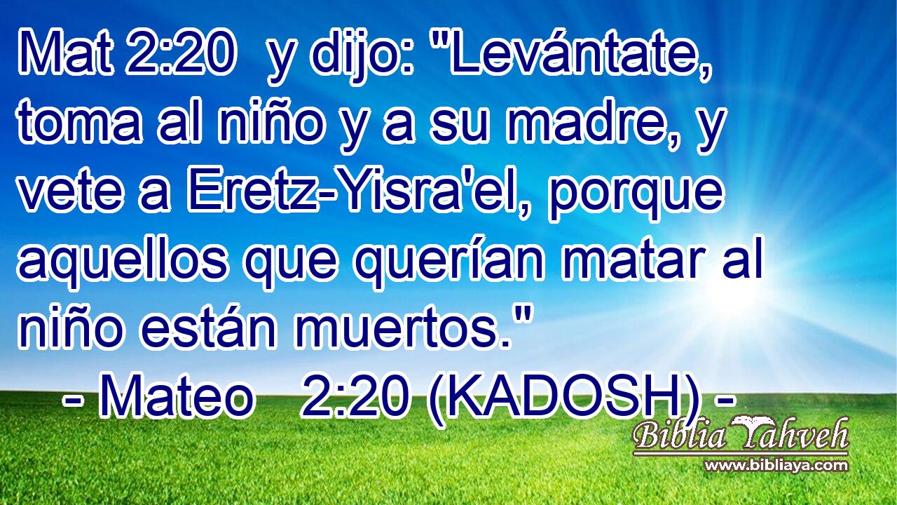  y dijo: 
