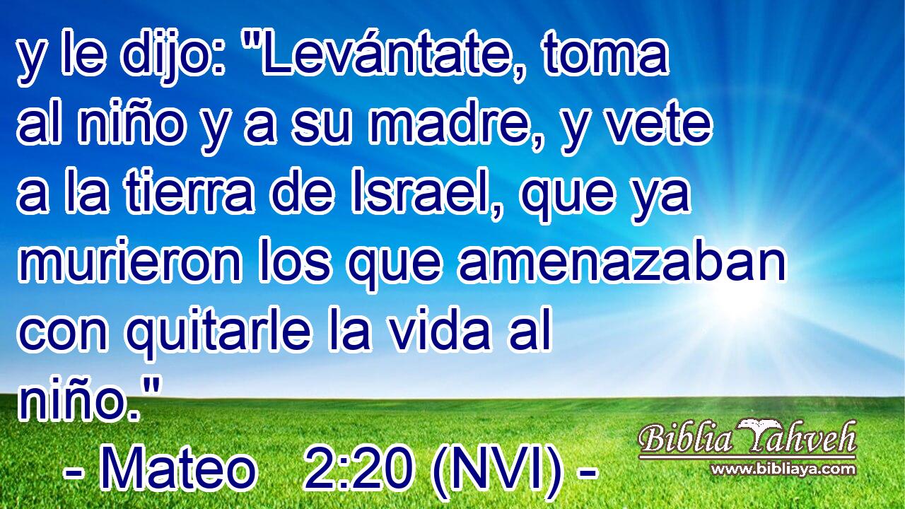  y le dijo: 