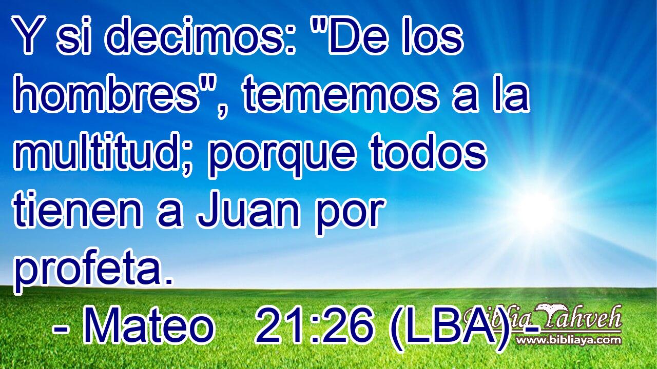 Y si decimos: 