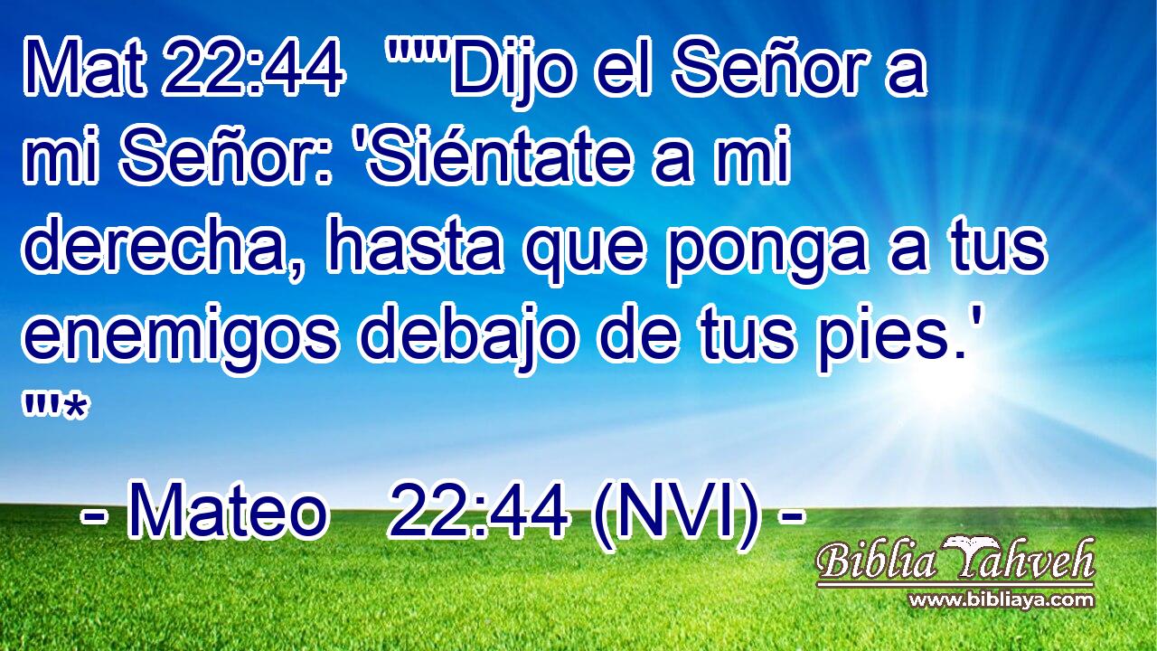 Mat 22:44  