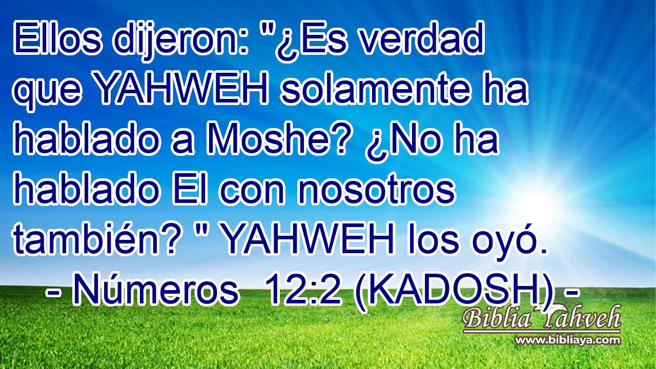  Ellos dijeron: 