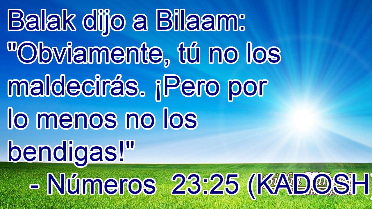  Balak dijo a Bilaam: 