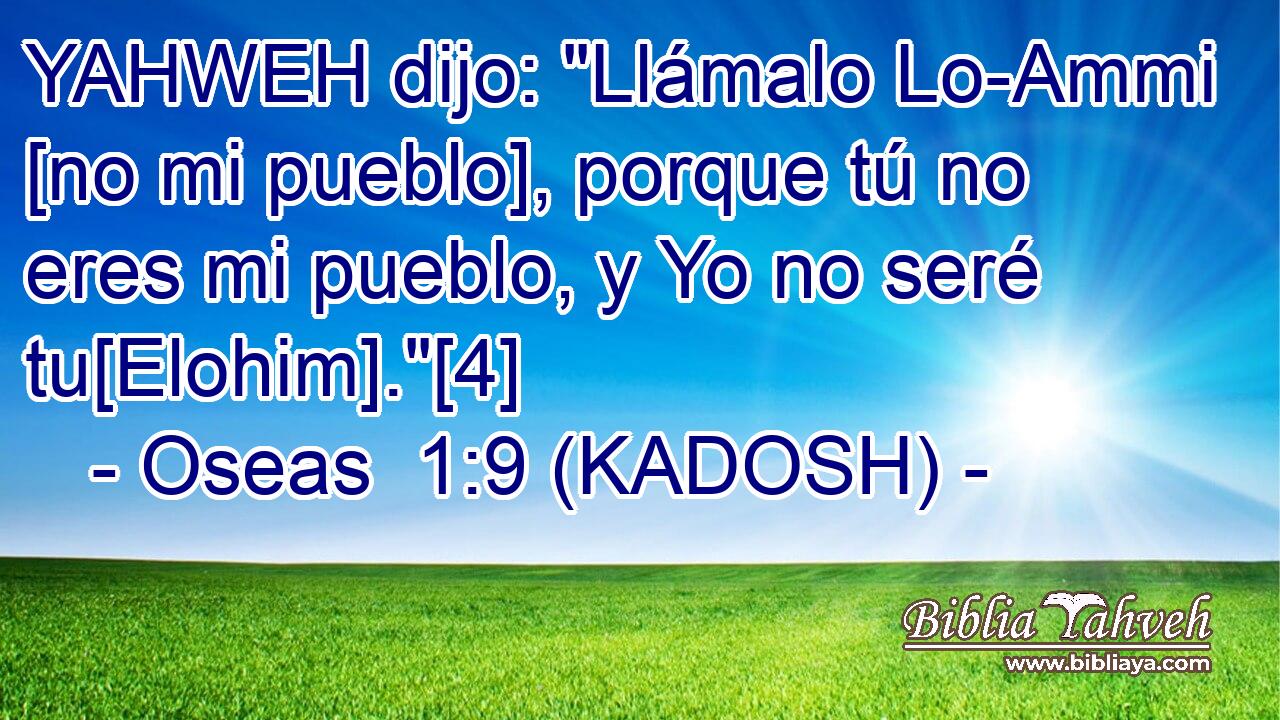  YAHWEH dijo: 