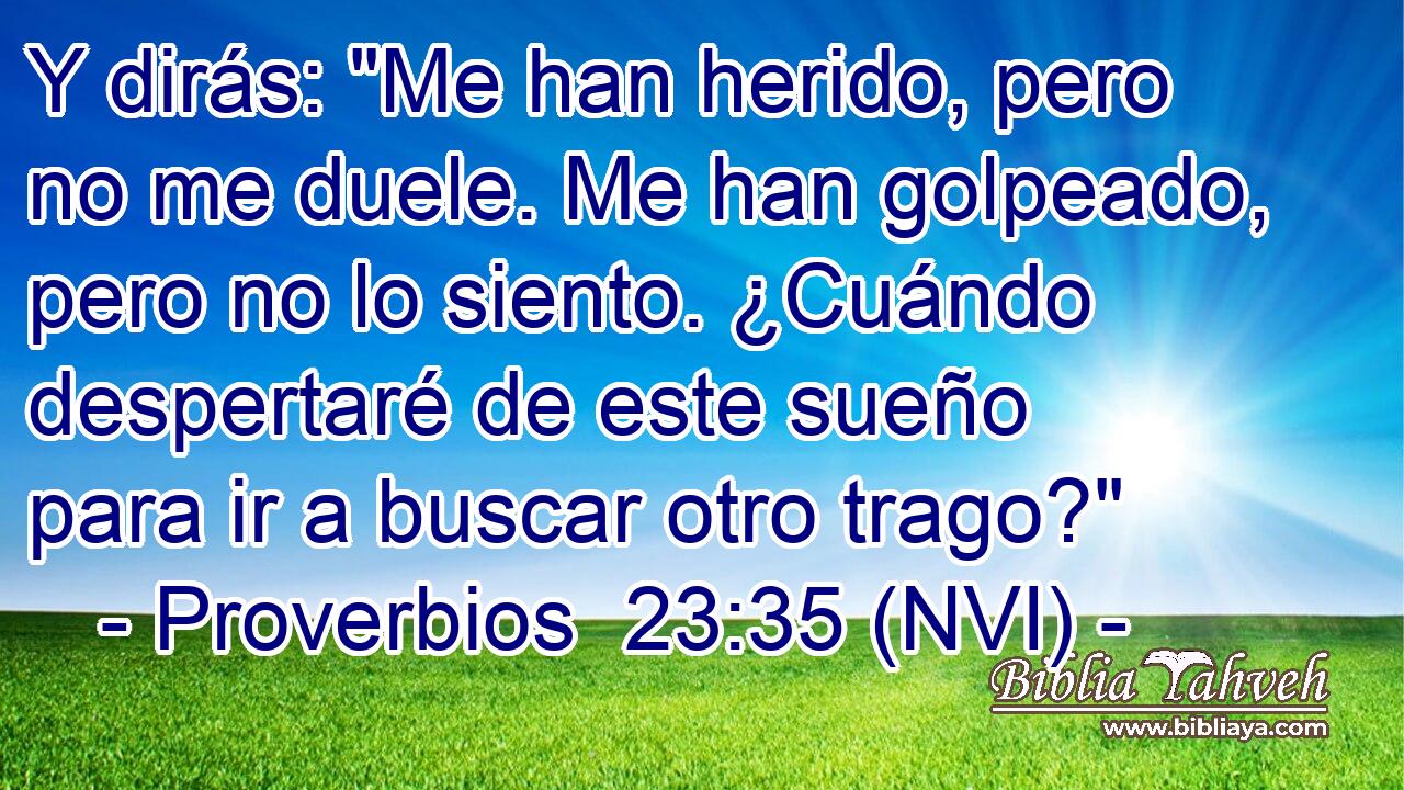  Y dirás: 
