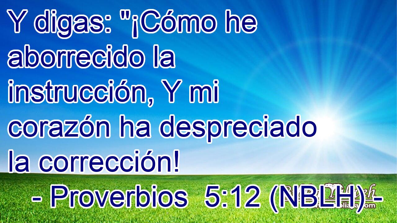  Y digas: 