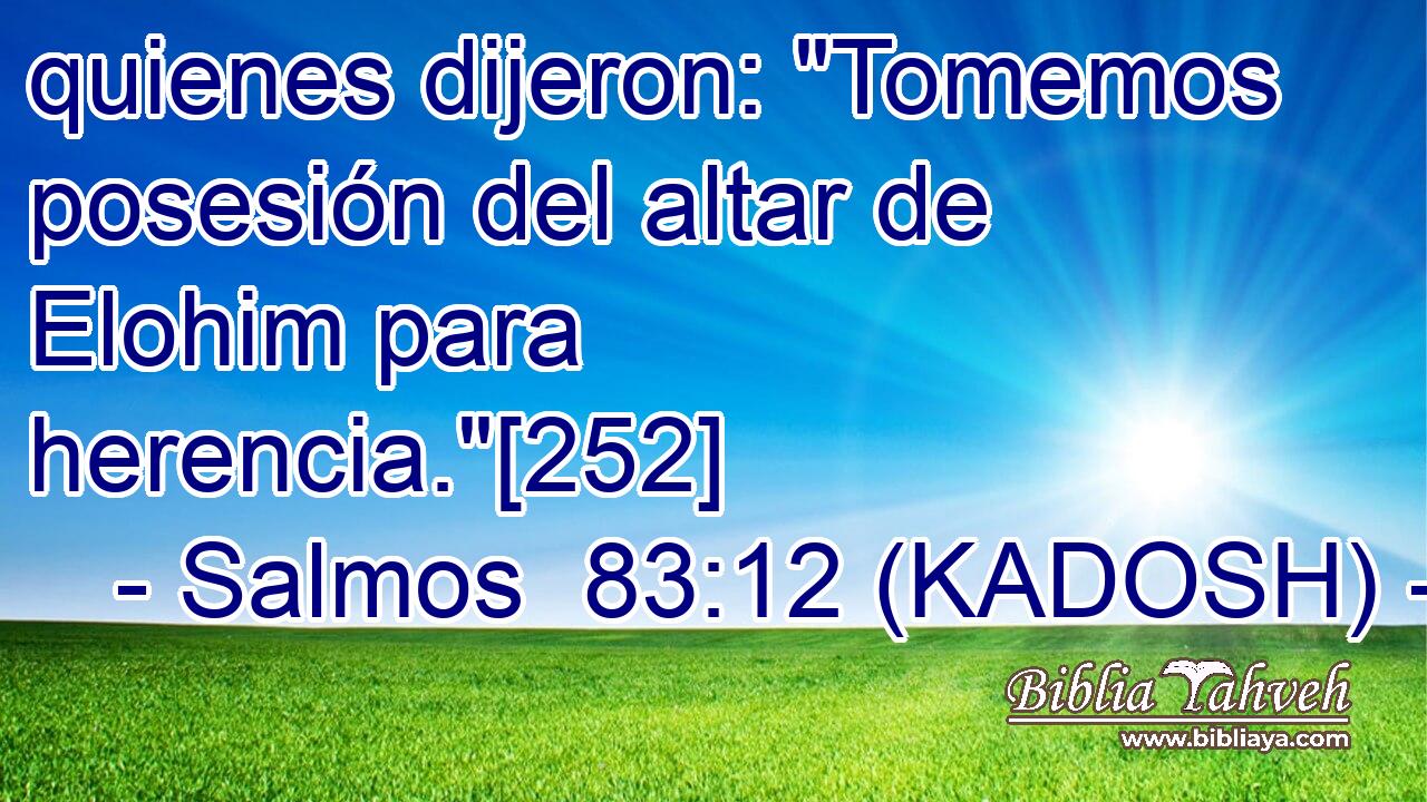  quienes dijeron: 