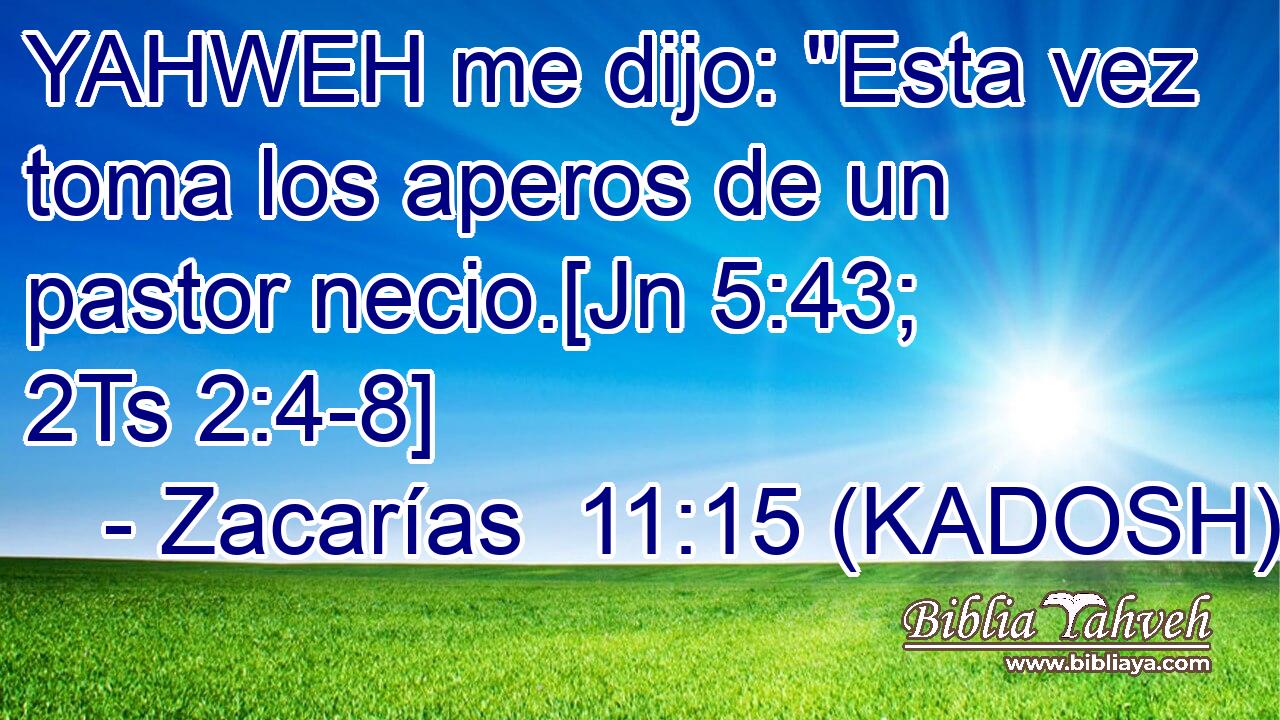  YAHWEH me dijo: 